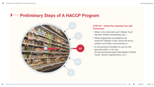 Elements of HACCP for Food Processors