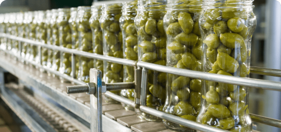 Olives food processors for validation and verification.